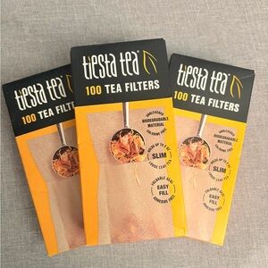 TIESTA TEA Loose Leaf Filters 3 Boxes (100 Count Each)